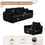 Antetek Teddy Sofa Set for Living Room, Modern Deep Seat Sofa Chair and - Image 2