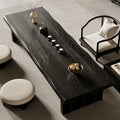 Solid Wood Japanese Low Floor Table Meditation Floor Sitting Altar Table by Unknown