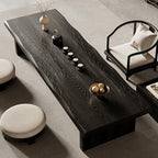 Solid Wood Japanese Low Floor Table Meditation Floor Sitting Altar Table by Unknown