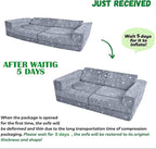 MeMoreCool 10-Piece Kids Couch, Modular Kids Sofa - Image 8