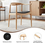 Kennedy Armchair, Mid Century Modern Dining Chair, PU Upholstered Kennedy Chair - Image 4