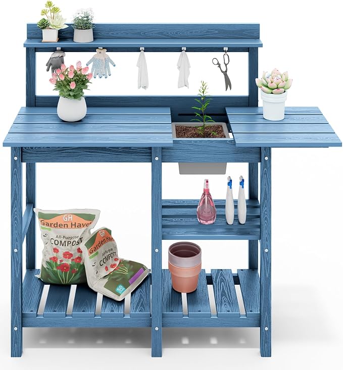 SERWALL Outdoor Potting Bench - Image 10