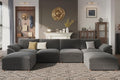 EASE MOOSE Modular Sectional Sofa, Oversized U Shape Sectional Couch by EASEMOOSE