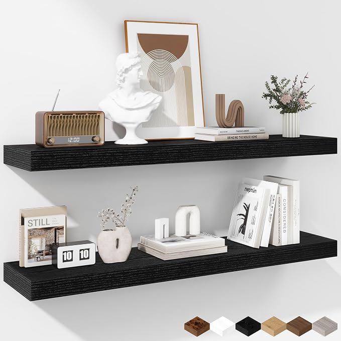 Fun Memories 36 Inch Floating Shelves by FunMemories