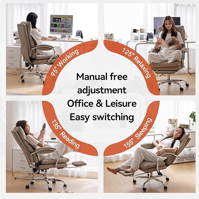 LEAGOO Reclining Office Chair - Image 6