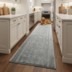 Runner Rug 25 ft, Extra Long Non-Slip Washable Rug, Rubber Backing, Rolled in - Image 2