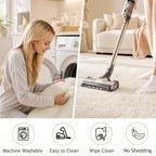 Ophanie Runner Rug for Hallway, 3x6 Washable Non-Slip Fluffy Soft Bedside Rugs - Image 3