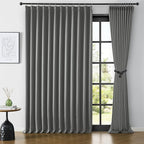 Pinch Pleat Patio Sliding Glass Door Curtains by KEQIAOSUOCAI