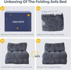 MAXYOYO Folding Sofa Bed, Convertible Sleeper Chair - Image 9