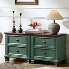 SAVOR LIFE Farmhouse Nightstand Set of 2 by SAVORLIFEFurniture