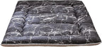MAXYOYO Black Marble Printed Japanese Futon, Thicken Sleeping Pad Roll Up by MAXYOYO