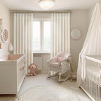 Custom Pinch Pleated 105 Inch Curtains 2 Panels Set, Unique Neutral Linen Blend - Image 6