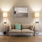 Pink Floor Lamp with Shelves for Living Room, Shelf Floor Lamp with 3 CCT LED - Image 9