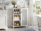 HITNET Bathoom Storage Cabinet, Bamboo Floor Cabinet - Image 2