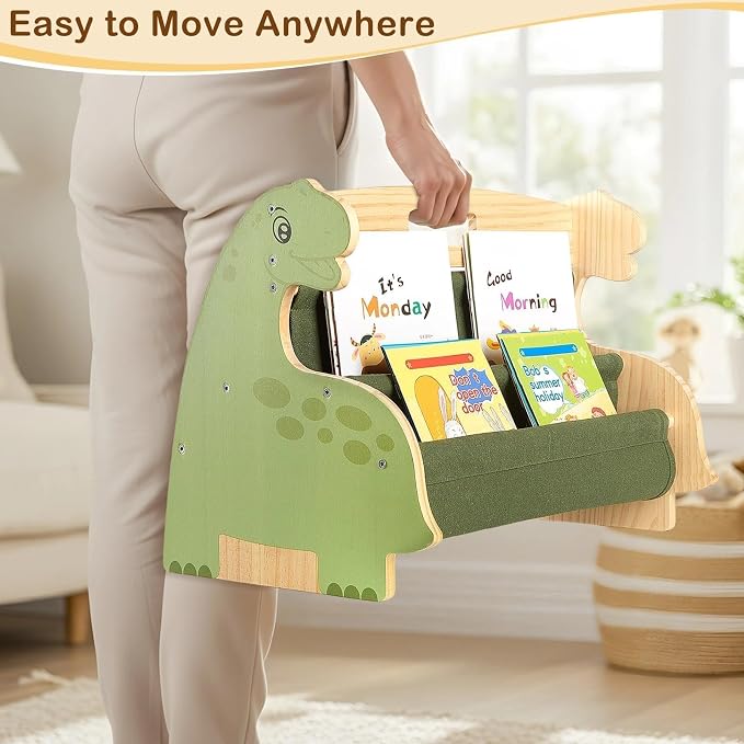 Toddler Bookshelf Double-Sided - Image 6
