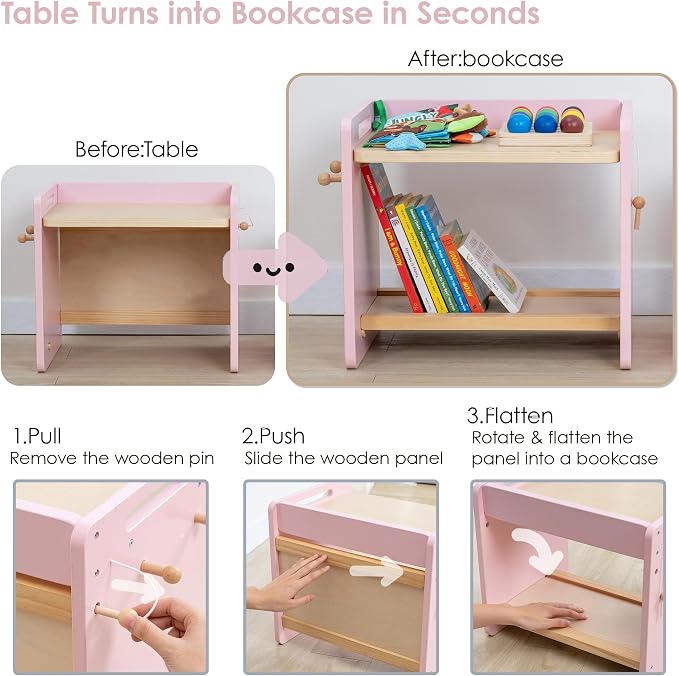 bpmfkid Montessori Weaning Table and Chair Set - Image 3