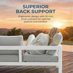 Solaste Aluminum Patio Furniture Set - Image 6