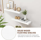 fuqing White Floating Shelves for Wall - Image 4
