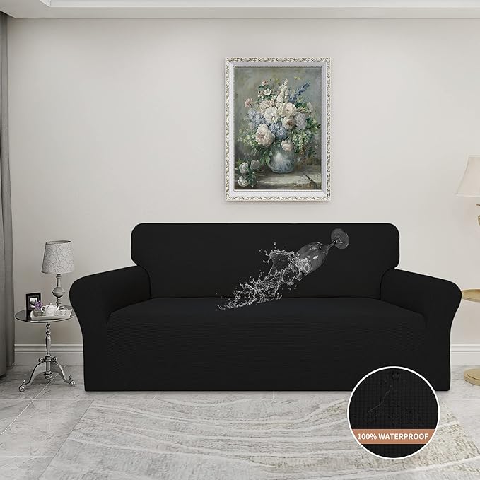 Easy-Going 100% Waterproof Couch Cover, 3 Cushion Couch Slipcover - Image 2