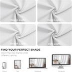 Joydeco 96 Inch 60% Blackout Curtains 2 Panels, Semi Sheer Blackout Curtains - Image 7