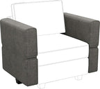 Belffin Fabric Modular Sectional Sofa Armrest Backrest Module Couch Side by Belffin