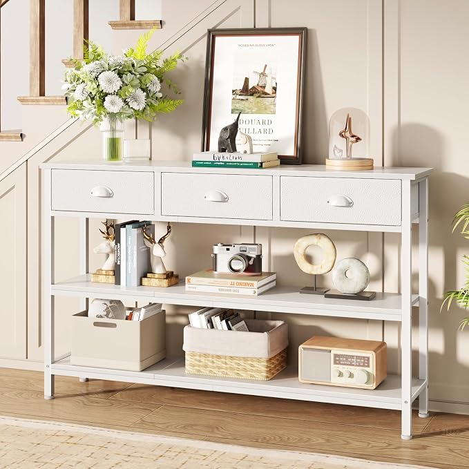 Furologee White Long 47" Console Sofa Table - Image 2