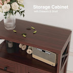 Befrases Dark Brown Storage Cabinet - Image 6