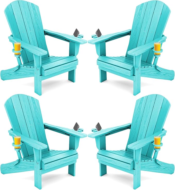 SERWALL Adirondack Chair with Cup Holders by SERWALL