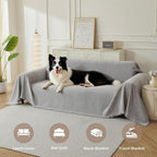 Couch Cover for Dogs, Boho Sofa Covers for 3 Cushion Couch, Chenille Sofa - Image 5