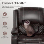 Yolsali Recliner Sofa, 3 Seater Manual Reclining Sofa - Image 6