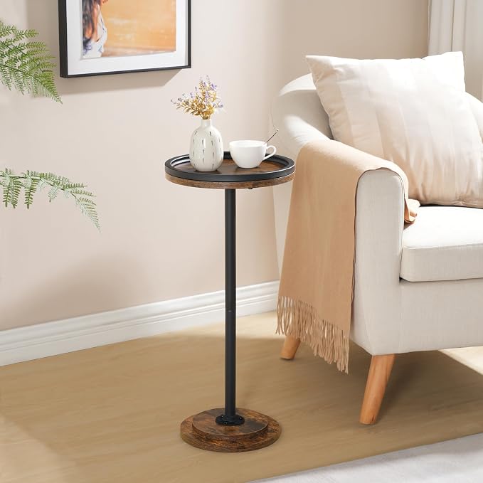 HOOBRO Small Round Side Tables, Drink Tables, Coffee Martini Tables - Image 8