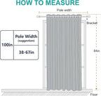 NICETOWN Patio Blind Blackout Curtain Panels - Image 6