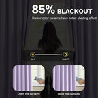 Pinch Pleated Curtains 108 Inches Long, Energy Saving Window Treatment Privacy - Image 3