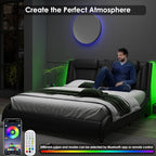 Keyluv King Size LED Bed Frame - Image 4