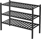 ROMGUAR CRAFT 3 Tier Bamboo Shoe Rack - Image 8