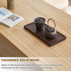 Solid Wood Japanese Tatami Coffee Table - Image 5