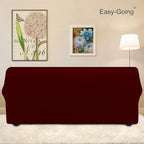 Easy-Going Stretch Oversized Sofa Couch Slipcover Washable Wine | 1-Piece Extra - Image 4
