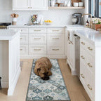 Lahome Moroccan Washable Runner Rug, 2x6 Blue Kitchen Runners - Image 5