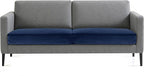 Hokway Velvet Couch Cushion Covers Water Resistant Seat Covers Stretch Sofa - Image 2