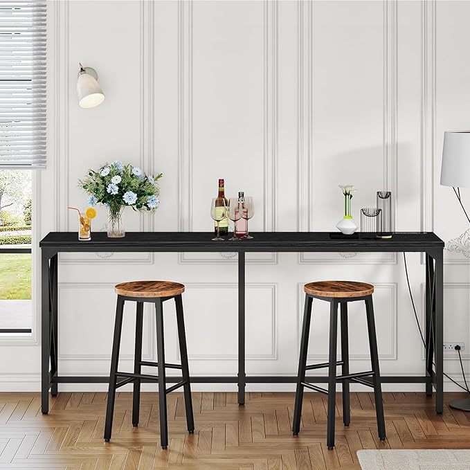 CHOEZON 70.9'' Bar Table, Kitchen Dining Table - Image 2