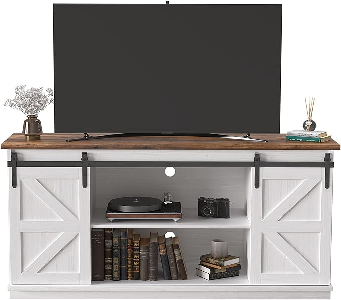 JUMMICO TV Stand for 65 Inch TV, Entertainment Center by JUMMICO