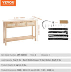 VEVOR Rattan Console Table - Image 2