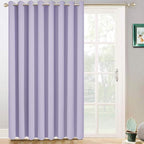 Yakamok Lilac Room Darkening Curtains 84 inch Lavender Sliding Door Drapes | 1 by Yakamok