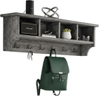 Alaterre Furniture Pomona Entryway Coat Rack – Rustic Farmhouse 48-Inch by AlaterreFurniture
