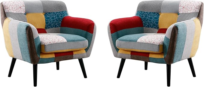Bonzy Home Modern Accent Chair Set of 2 - Image 9