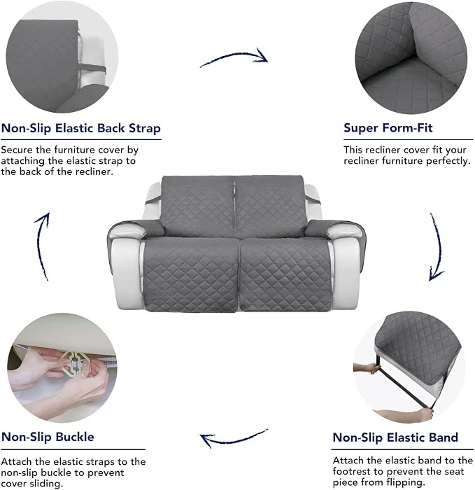 PureFit Water Resistant Reversible Sofa Cover - Image 4