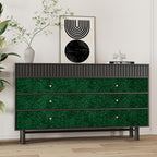 Vintage Green Velvet Flocking Liner - Image 4