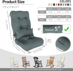 Rocking Chair Cushions with Pillow, Waterproof and Fade-Resistant Thicken - Image 2