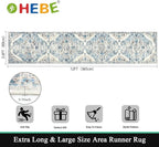 HEBE Hallway Runner Rug 2'8''x12', Washable Non Slip Kitchen Rug Runner | Soft - Image 2
