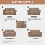 Easy-Going 100% Waterproof Couch Cover, 3 Cushion Oversized Sofa Cover | - Image 5